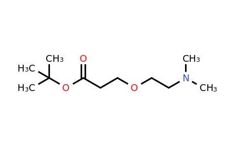 CAS 133803-62-0 | tert-Butyl 3-(2-(dimethylamino)ethoxy)propanoate