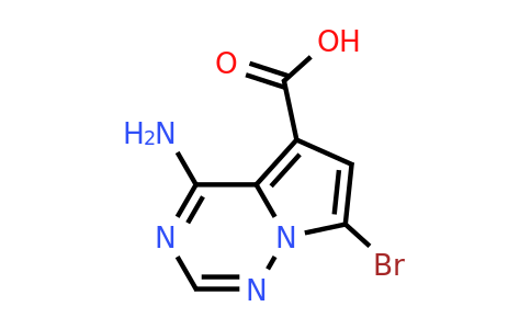 CAS 1338050-97-7 | 4-amino-7-bromopyrrolo[2,1-f][1,2,4]triazine-5-carboxylic acid