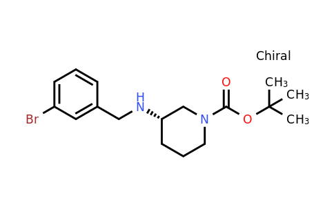 CAS 1338222-17-5 | (S)-tert-Butyl 3-((3-bromobenzyl)amino)piperidine-1-carboxylate