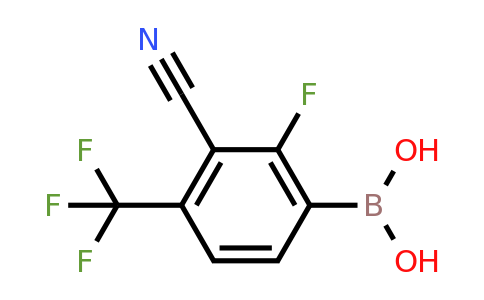 CAS 1338229-42-7 | (3-cyano-2-fluoro-4-(trifluoromethyl)phenyl)boronic acid