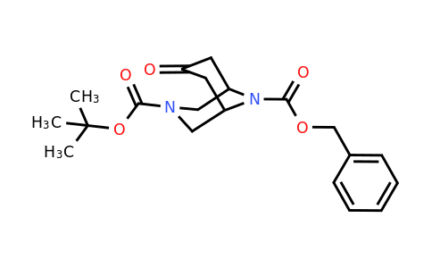 CAS 1338378-02-1 | 7-Oxo-3,9-diaza-bicyclo[3.3.1]nonane-3,9-dicarboxylic acid 9-benzyl ester 3-tert-butyl ester