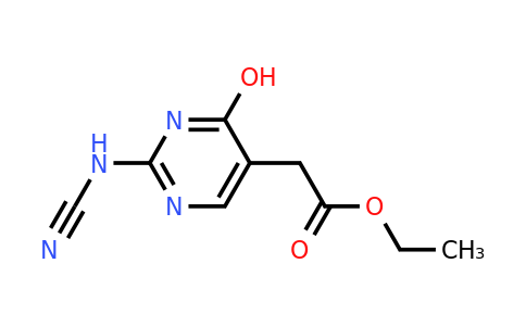 CAS 1338494-91-9 | Ethyl 2-(2-cyanamido-4-hydroxypyrimidin-5-yl)acetate