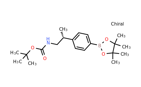 CAS 1338544-01-6 | (R)-tert-Butyl (2-(4-(4,4,5,5-tetramethyl-1,3,2-dioxaborolan-2-yl)phenyl)propyl)carbamate