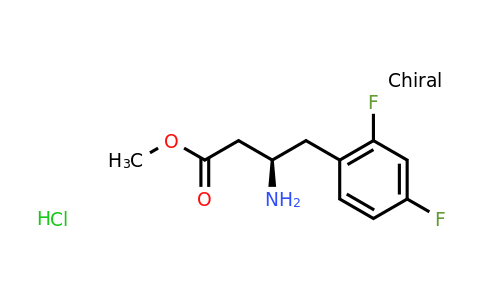 CAS 1338939-52-8 | (R)-Methyl 3-amino-4-(2,4-difluorophenyl)butanoate hydrochloride