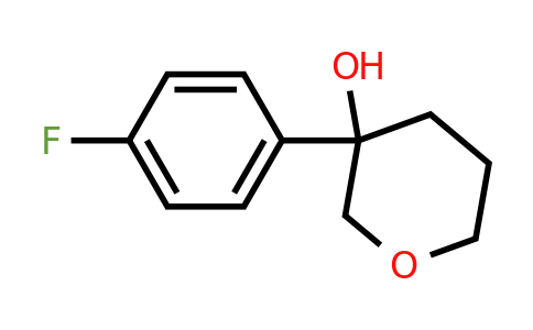 CAS 1338990-25-2 | 3-(4-fluorophenyl)oxan-3-ol