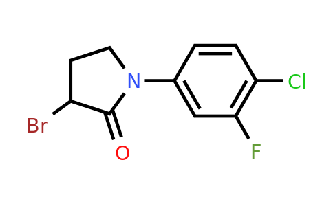 CAS 1339032-58-4 | 3-bromo-1-(4-chloro-3-fluorophenyl)pyrrolidin-2-one