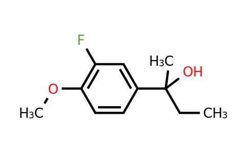 CAS 1339055-65-0 | 2-(3-Fluoro-4-methoxyphenyl)butan-2-ol