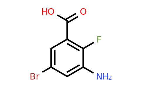 CAS 1339056-03-9 | 3-Amino-5-bromo-2-fluorobenzoic acid