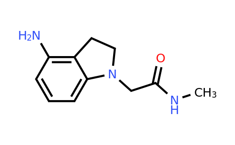 CAS 1339056-10-8 | 2-(4-Aminoindolin-1-yl)-N-methylacetamide