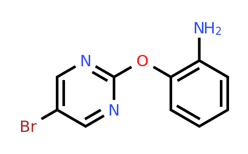 CAS 1339079-13-8 | 2-((5-Bromopyrimidin-2-yl)oxy)aniline