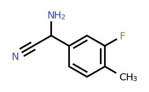CAS 1339080-82-8 | 2-Amino-2-(3-fluoro-4-methylphenyl)acetonitrile