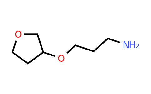 CAS 1339095-68-9 | 3-(oxolan-3-yloxy)propan-1-amine