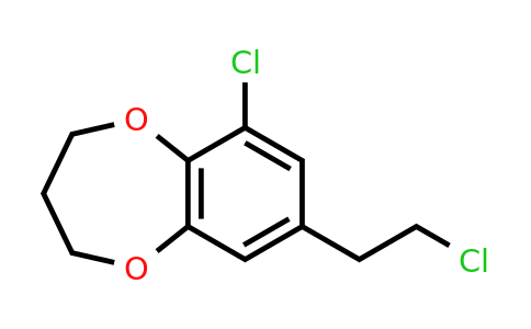 CAS 1339128-13-0 | 6-chloro-8-(2-chloroethyl)-3,4-dihydro-2H-1,5-benzodioxepine