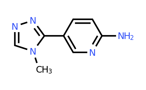 CAS 1339183-82-2 | 5-(4-methyl-4H-1,2,4-triazol-3-yl)pyridin-2-amine