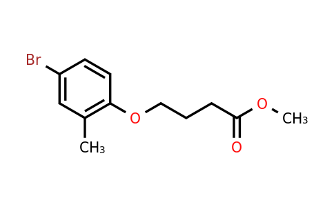 CAS 1339186-05-8 | methyl 4-(4-bromo-2-methylphenoxy)butanoate