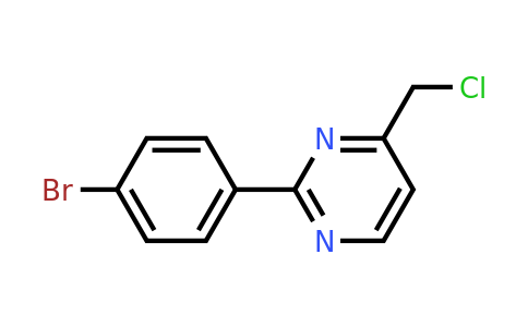 CAS 1339210-38-6 | 2-(4-bromophenyl)-4-(chloromethyl)pyrimidine