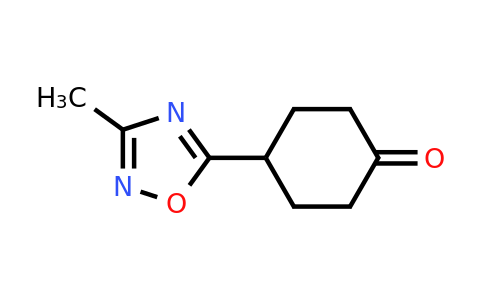 CAS 1339256-33-5 | 4-(3-methyl-1,2,4-oxadiazol-5-yl)cyclohexan-1-one