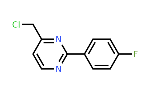 CAS 1339350-22-9 | 4-(chloromethyl)-2-(4-fluorophenyl)pyrimidine