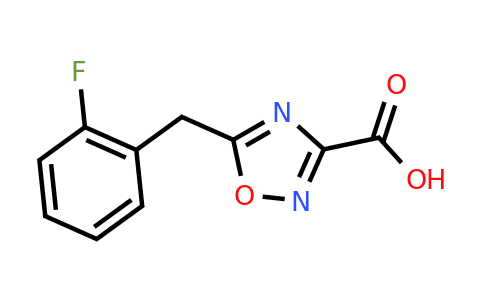 CAS 1339354-36-7 | 5-[(2-fluorophenyl)methyl]-1,2,4-oxadiazole-3-carboxylic acid