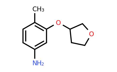 CAS 1339420-36-8 | 4-methyl-3-(oxolan-3-yloxy)aniline