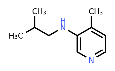 CAS 1339436-54-2 | 4-methyl-N-(2-methylpropyl)pyridin-3-amine