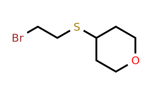 CAS 1339461-16-3 | 4-[(2-bromoethyl)sulfanyl]oxane