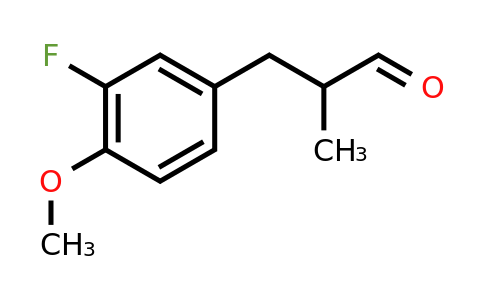 CAS 1339518-45-4 | 3-(3-fluoro-4-methoxyphenyl)-2-methylpropanal