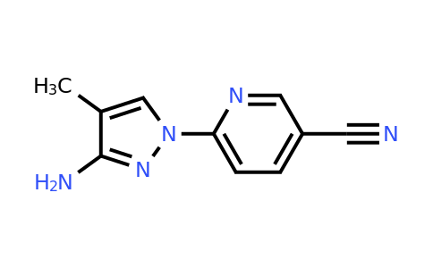 CAS 1339553-89-7 | 6-(3-amino-4-methyl-1H-pyrazol-1-yl)pyridine-3-carbonitrile