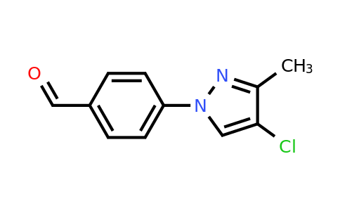 CAS 1339554-40-3 | 4-(4-chloro-3-methyl-1H-pyrazol-1-yl)benzaldehyde