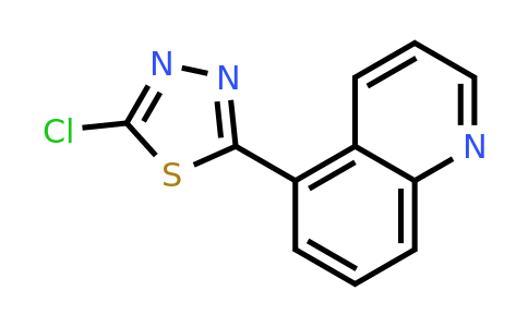 CAS 1339578-16-3 | 5-(5-chloro-1,3,4-thiadiazol-2-yl)quinoline