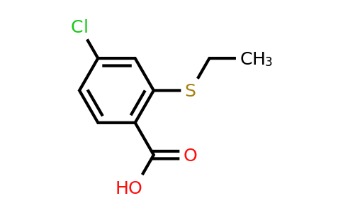 CAS 1339600-61-1 | 4-chloro-2-(ethylsulfanyl)benzoic acid
