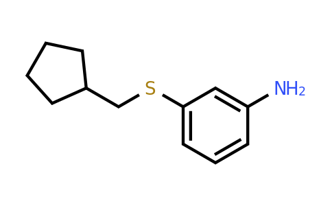 CAS 1339633-50-9 | 3-[(cyclopentylmethyl)sulfanyl]aniline