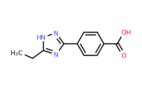 CAS 1339655-63-8 | 4-(5-ethyl-1H-1,2,4-triazol-3-yl)benzoic acid