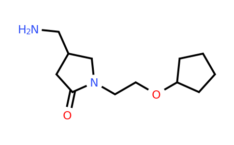 CAS 1339660-04-6 | 4-(aminomethyl)-1-[2-(cyclopentyloxy)ethyl]pyrrolidin-2-one