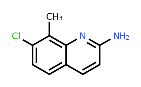 CAS 1339747-91-9 | 7-Chloro-8-methylquinolin-2-amine