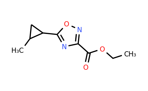 CAS 1339818-44-8 | ethyl 5-(2-methylcyclopropyl)-1,2,4-oxadiazole-3-carboxylate