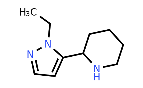 CAS 1339854-76-0 | 2-(1-Ethyl-1H-pyrazol-5-yl)piperidine