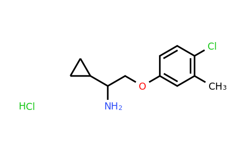 CAS 1339861-52-7 | 2-(4-Chloro-3-methylphenoxy)-1-cyclopropylethanamine hydrochloride