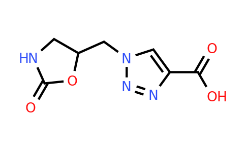 CAS 1339882-40-4 | 1-[(2-Oxo-1,3-oxazolidin-5-yl)methyl]-1H-1,2,3-triazole-4-carboxylic acid