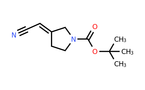 CAS 1339892-43-1 | tert-butyl (3E)-3-(cyanomethylidene)pyrrolidine-1-carboxylate