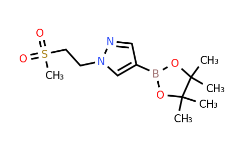 1-(2-methanesulfonylethyl)-4-(tetramethyl-1,3,2-dioxaborolan-2-yl)-1H-pyrazole