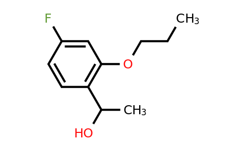 CAS 1339901-91-5 | 1-(4-Fluoro-2-propoxyphenyl)ethanol