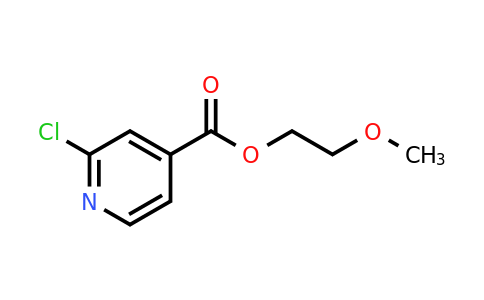 CAS 1339933-06-0 | 2-methoxyethyl 2-chloropyridine-4-carboxylate