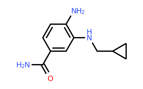 CAS 1340024-40-9 | 4-Amino-3-((cyclopropylmethyl)amino)benzamide