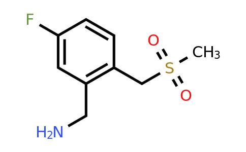 CAS 1340062-88-5 | [5-fluoro-2-(methanesulfonylmethyl)phenyl]methanamine
