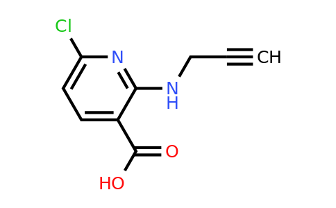 CAS 1340100-08-4 | 6-chloro-2-[(prop-2-yn-1-yl)amino]pyridine-3-carboxylic acid