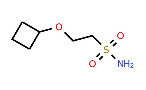 CAS 1340111-55-8 | 2-cyclobutoxyethane-1-sulfonamide