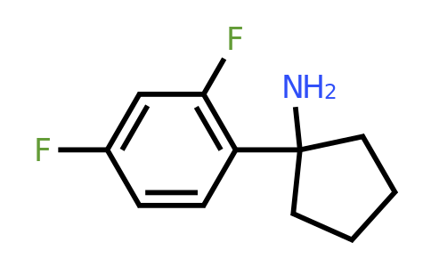 CAS 1340120-25-3 | 1-(2,4-difluorophenyl)cyclopentan-1-amine