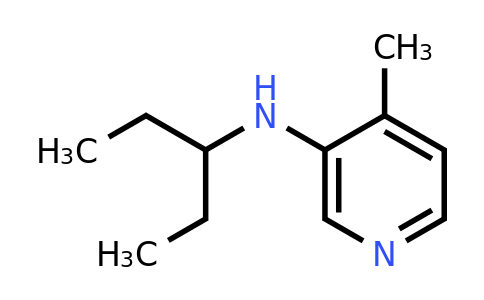 CAS 1340137-87-2 | 4-methyl-N-(pentan-3-yl)pyridin-3-amine