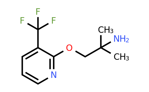 CAS 1340143-02-3 | 2-methyl-1-[[3-(trifluoromethyl)-2-pyridyl]oxy]propan-2-amine